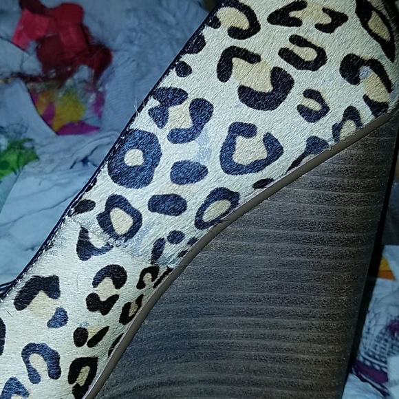 Leopard Wedges - Picture 4 of 5