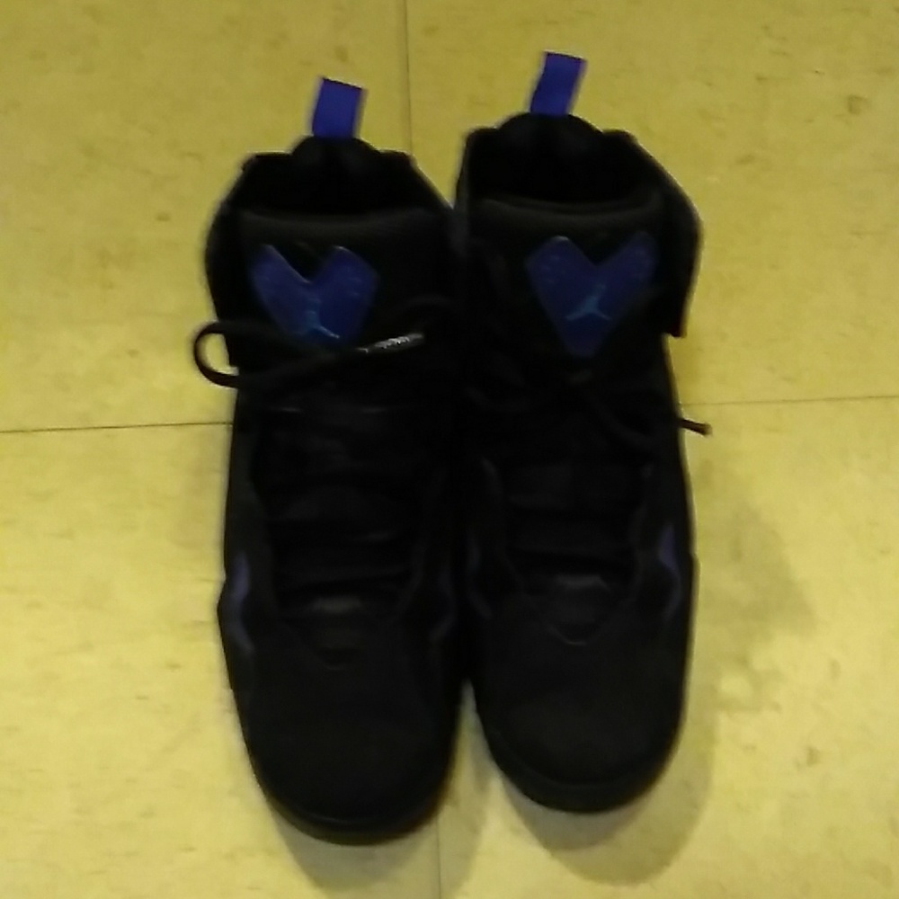 Jordans purple and black
