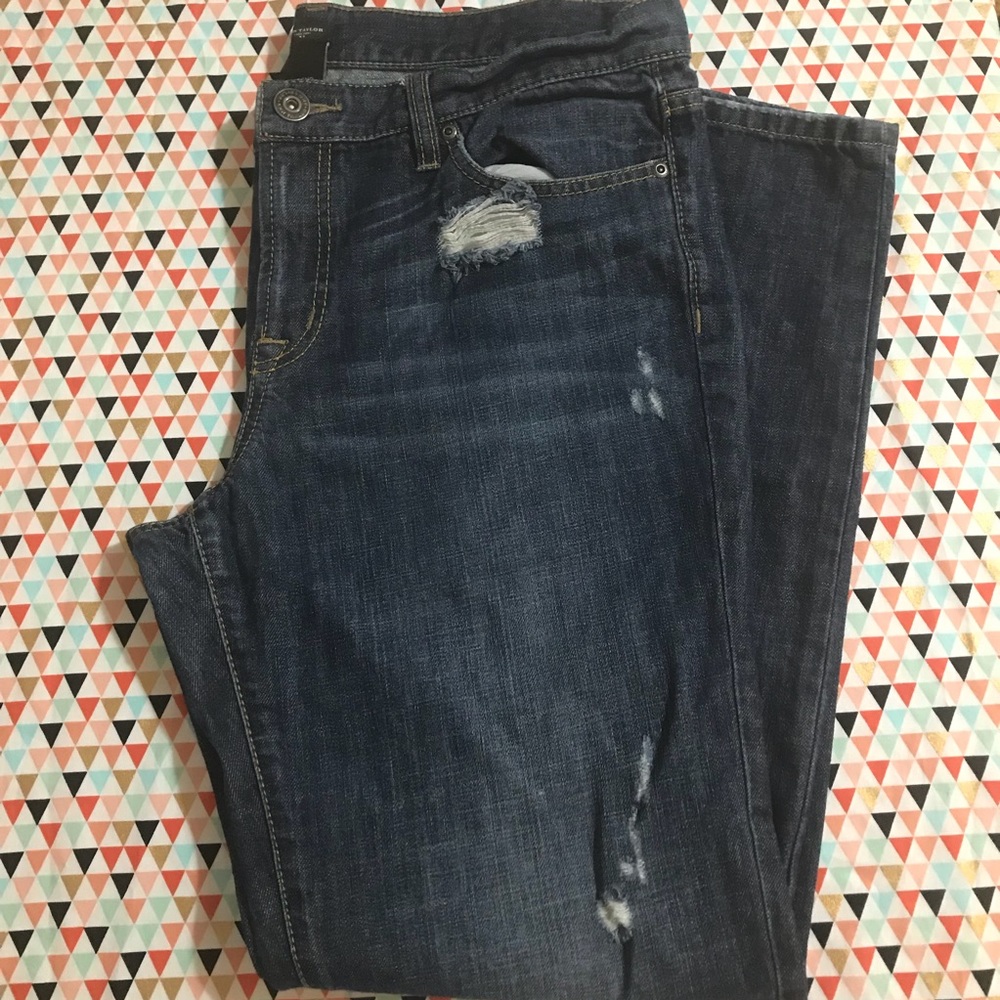 Ann Taylor boyfriend jeans 12