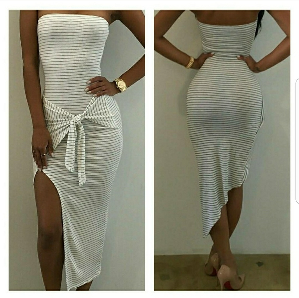 Women's strapless dress