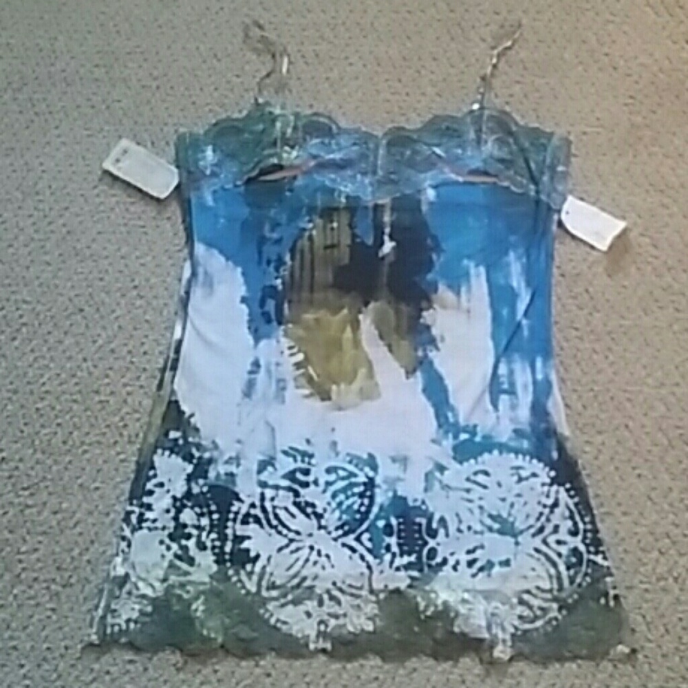 Lace tank top