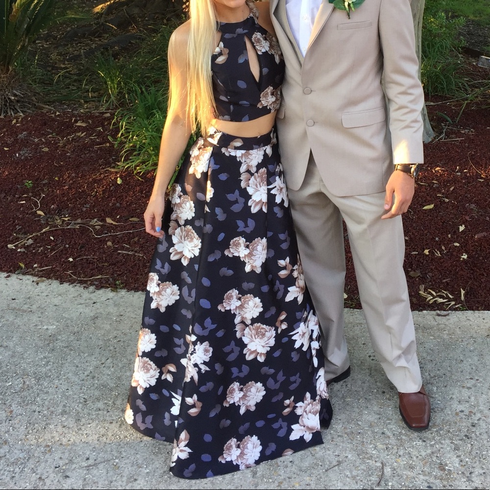 Floral Prom Dress