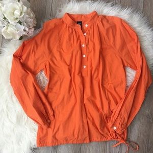 Gap long sleeved orange top
