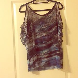 Top with open shoulders