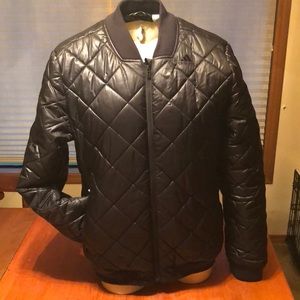 adidas bomber style down jacket