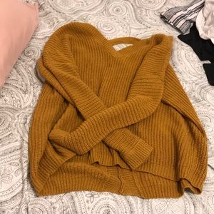 Mustard Yellow Knitted Sweater