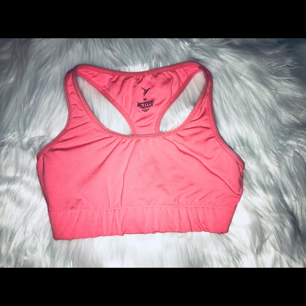 Pinky peach sports bra