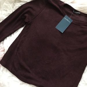 Brandy Melville Deep Maroon Sweater/Top