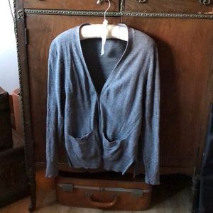 Madewell gray cardigan
