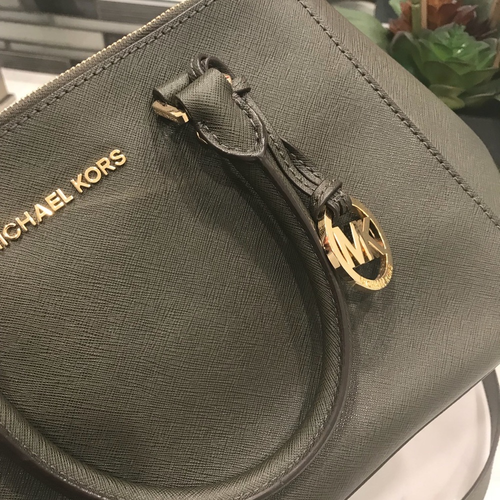 Michael Kors Sutton small satchel Olive Green