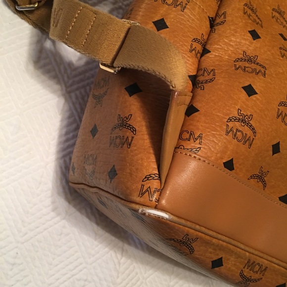 Authentic large studded MCM backpack main image 5