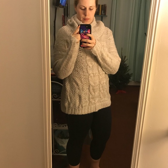 Elle Sweaters - Cowl neck slouchy sweater