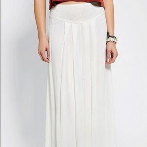 Urban Outfitters Ecote White Maxi Skirt