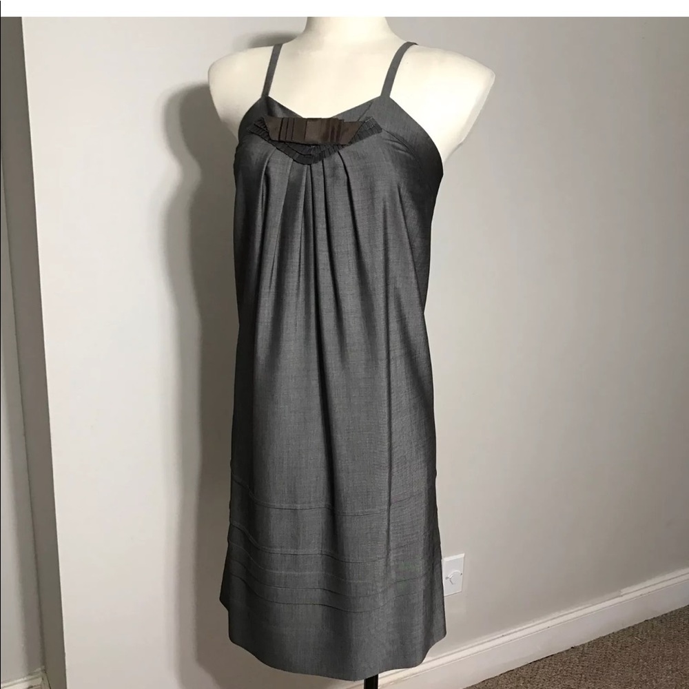 Women’s CHARLES CHANG-LIMA Gray Career Dress Sz 4
