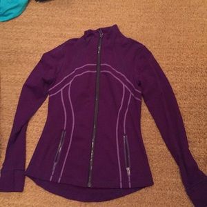 Purple lululemon zip up jacket