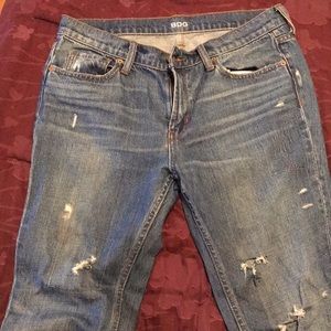 Denim boyfriend jeans