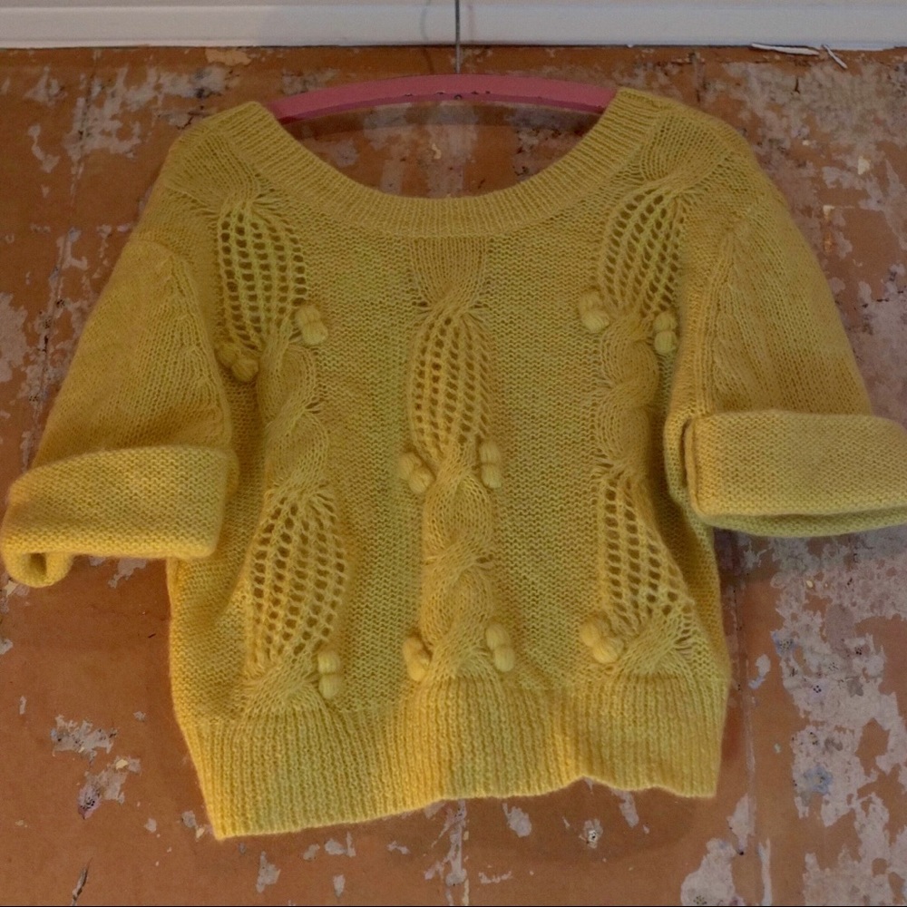 SOLD Anthropologie Clarissa Labin cropped swe - Picture 3 of 3