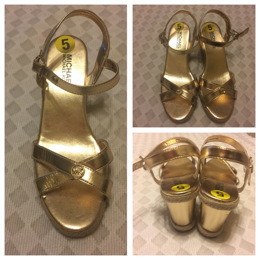 Authentic Michael Kors Women's Wedge 👠 - Picture 1 of 8