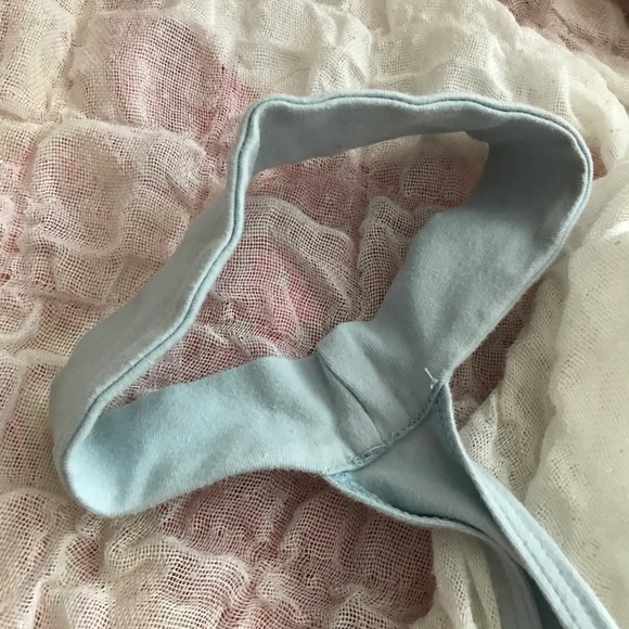 American Apparel Baby Blue Choker Top - Picture 2 of 2
