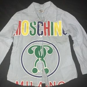 Moschino toddler button down shirt