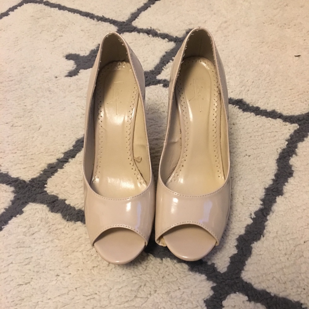 Tan Wedge Heels