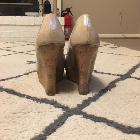 Tan Wedge Heels - Picture 3 of 3