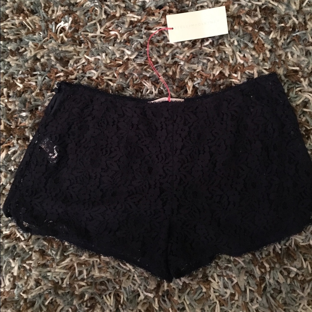 Stella Mc Cartney Lace Shorts
