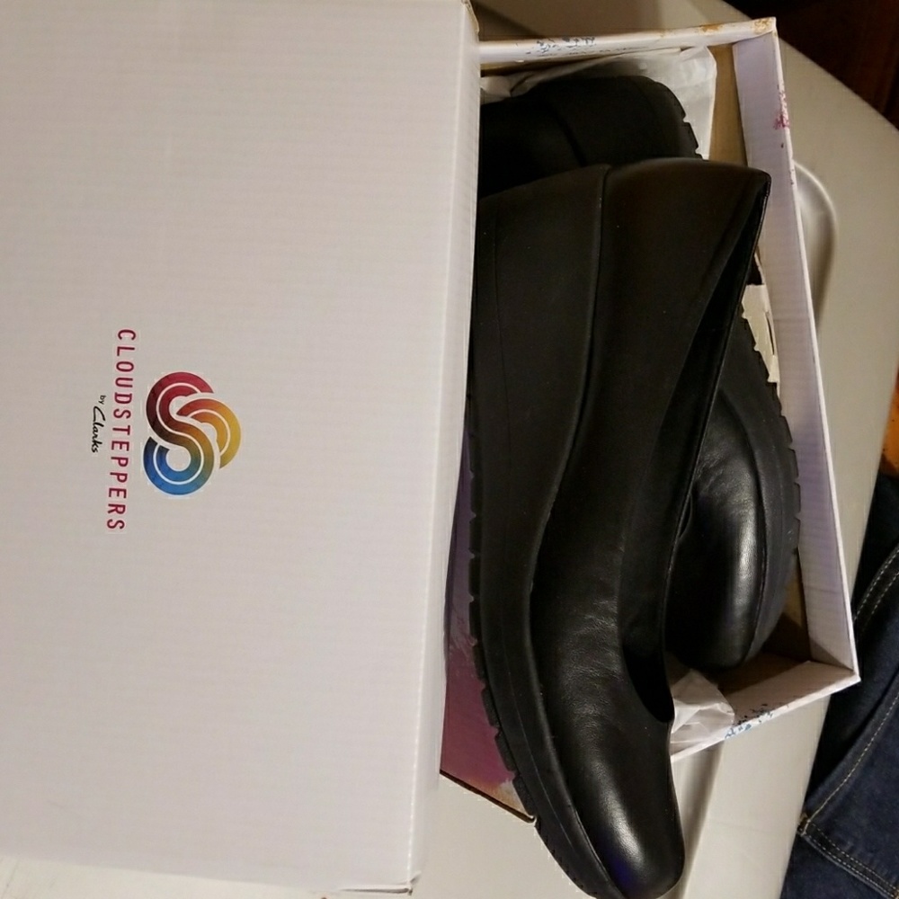 Clarks cloudsteppers wedges