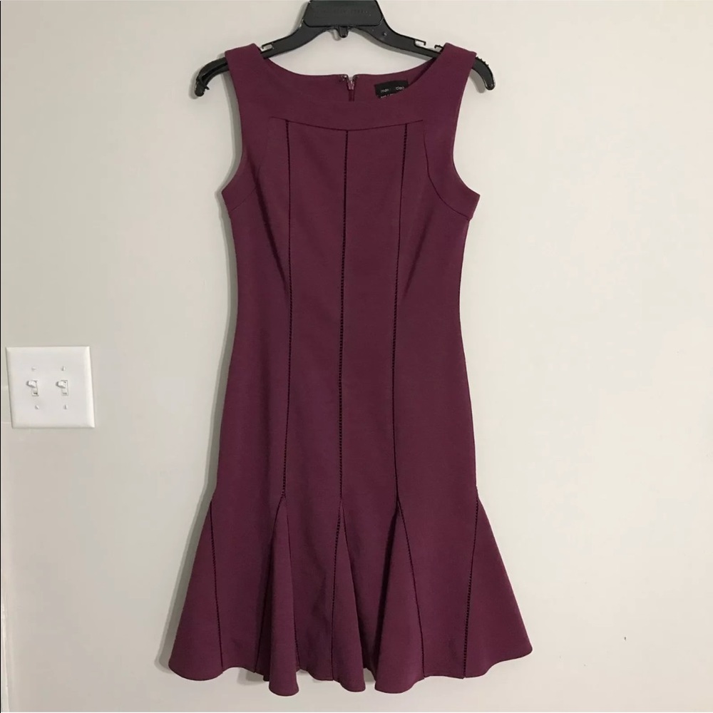 Women’s MAX AND CLEO Burgundy Dress Size 6