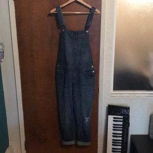 Levi’s Distressed Overalls