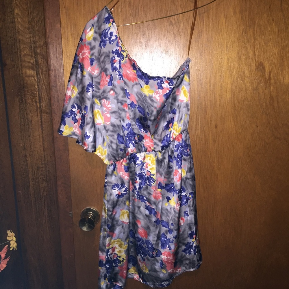Floral Top One Shoulder