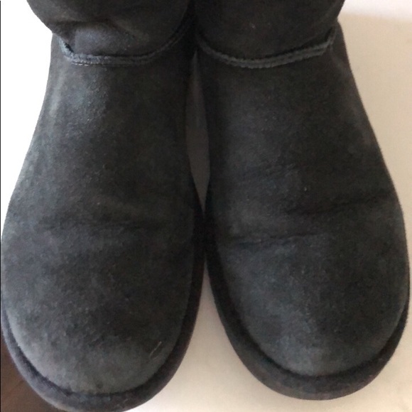 Bailey Button Black Ugg Boots size 8 - Picture 5 of 5