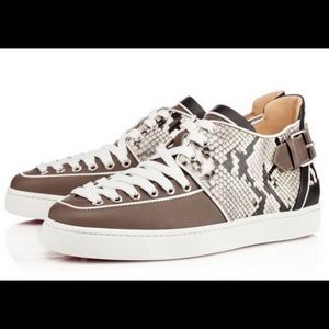 Christian Louboutin Terrence Men’s Python Sneakers
