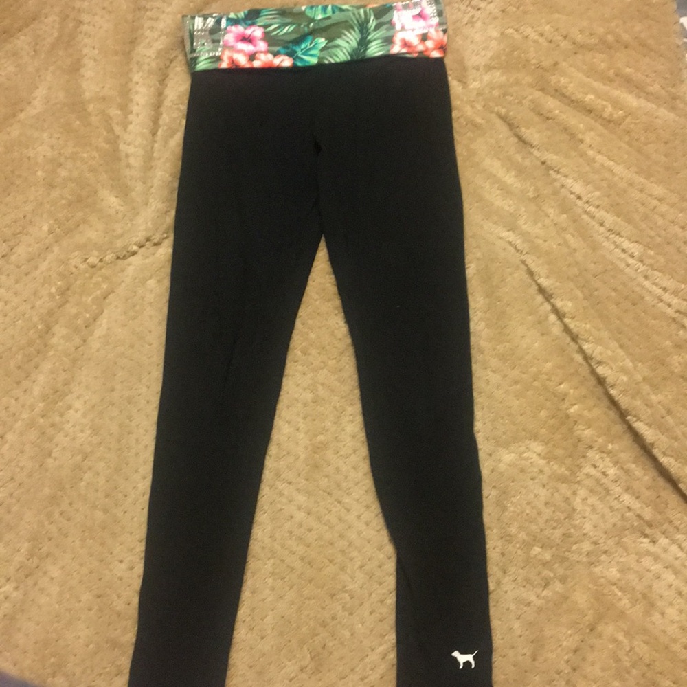 Victoria Secret PINK Fold Over Leggings