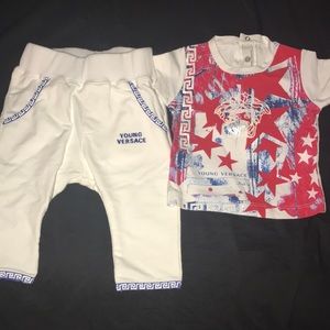 2 piece young versace set for toddler