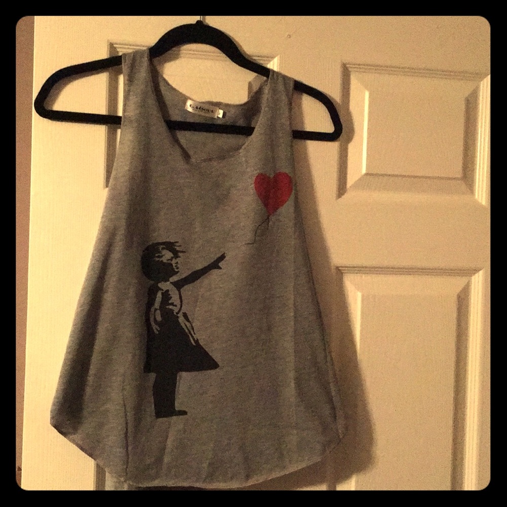 Gray tank top