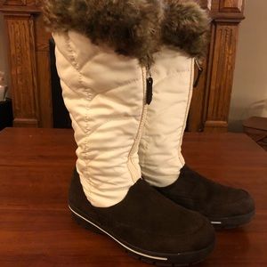 Lands End women’s winter boots suede/lined 8.5