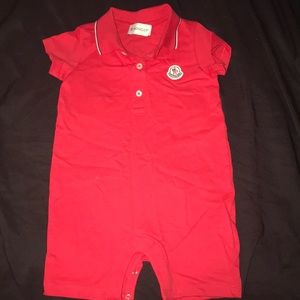 Onesie all red moncler for infant