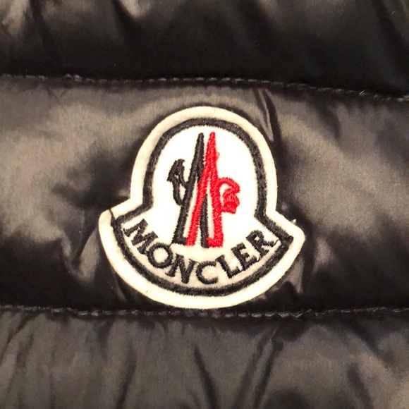 Black Ghany Moncler Vest size 1 nwot - Picture 2 of 8