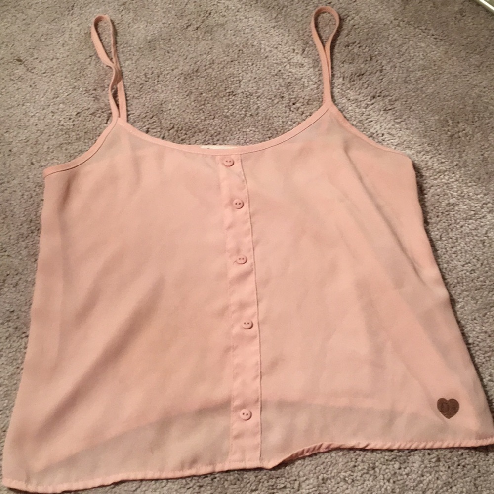 Light pink crop top