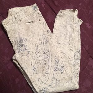RL Denim and Supply bandana print jeans