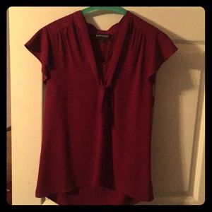 Maroon sailor shirt from Express