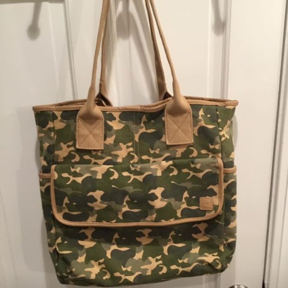 Army camo large purse