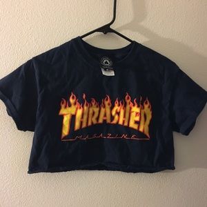 Thrasher shirt navy blue