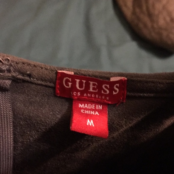 Guess suede corset style top - Picture 2 of 4