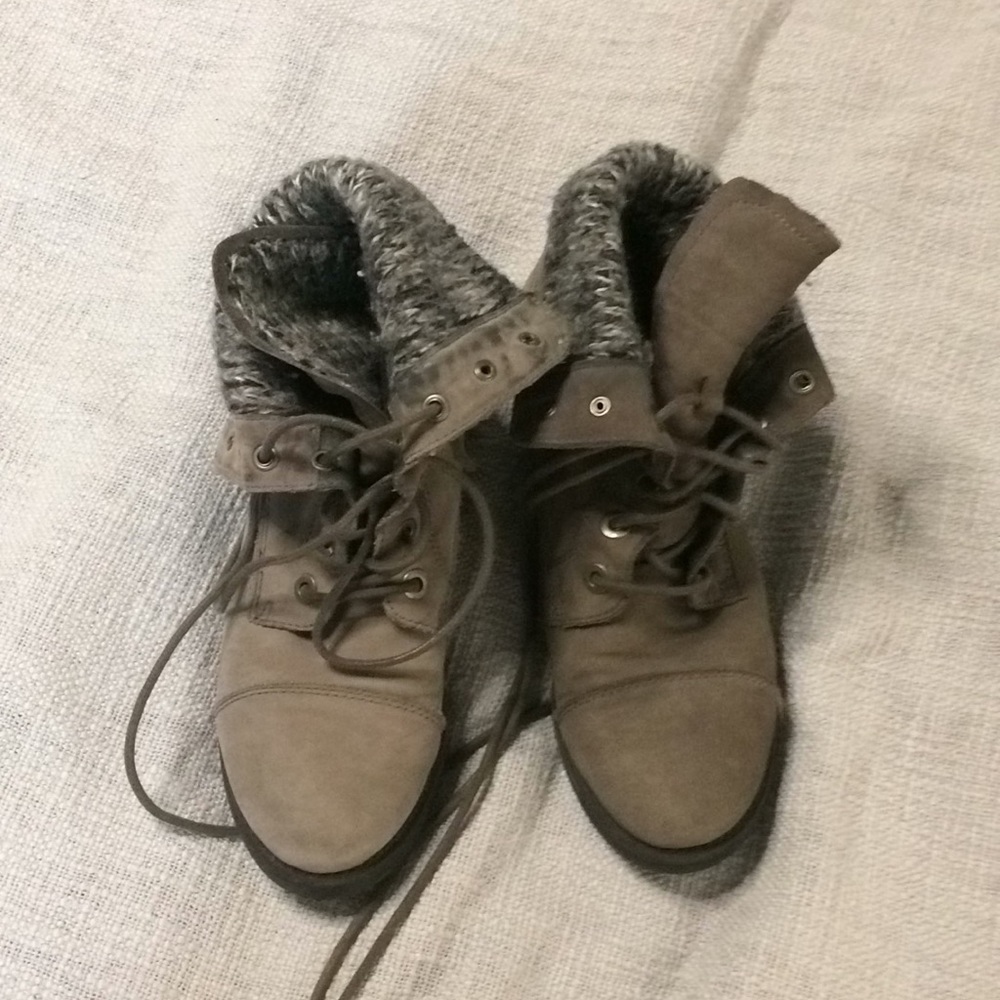 Aldo Prarien Army Green/Grey Boots