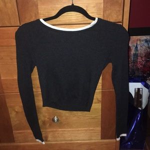 Brandy Melville Cropped Shirt