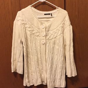 Cream cardigan