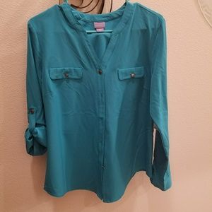 NWT Laura Scott blouse size M