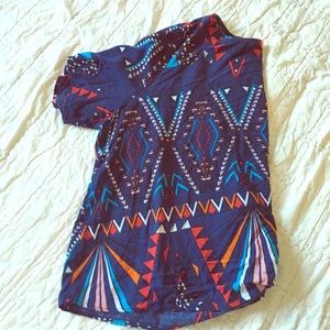 Boxy Patterned Shirt, ASOS Curve, Plus Size